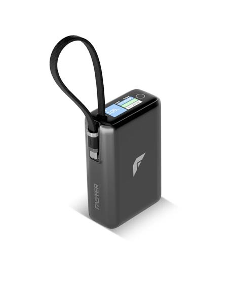 iShopping - Faster Power Extreme 20000mAh Power Bank Gun Metallic Grey (PB-198)