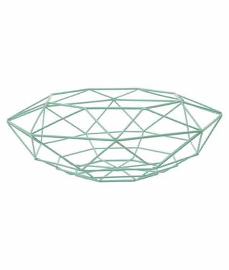 iShopping - Premier Home Vertex Green Finish Fruit Basket (507341)