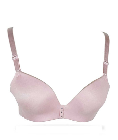iShopping - Purple Bag Soft Padded Wireless Pushup Bra Pink (0034)