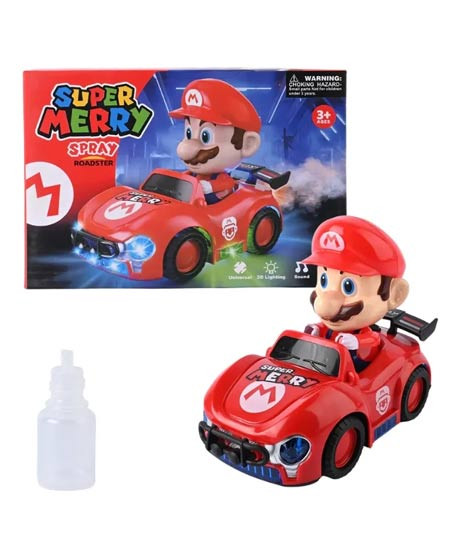 iShopping - Planet X Super Mario Spray Smoke Car For Kids (PX-12167)
