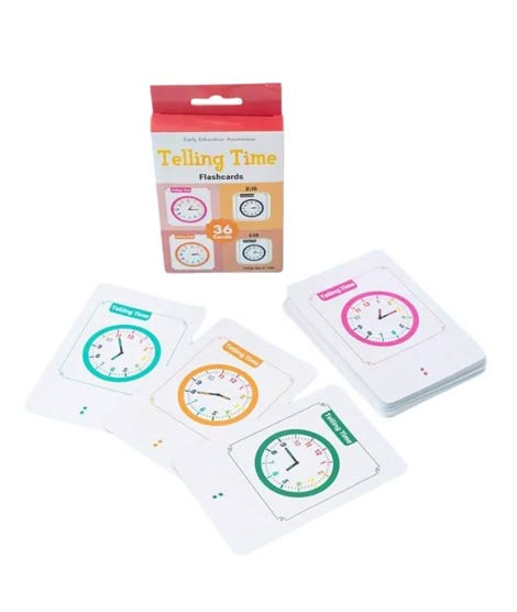 iShopping - Planet X Telling Time Flash Card For Kids - 36Pcs (PX-12196)