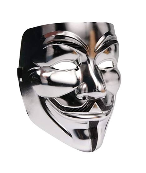 iShopping - Planet X Iconic V For Vendetta Mask Silver (PX-11364)