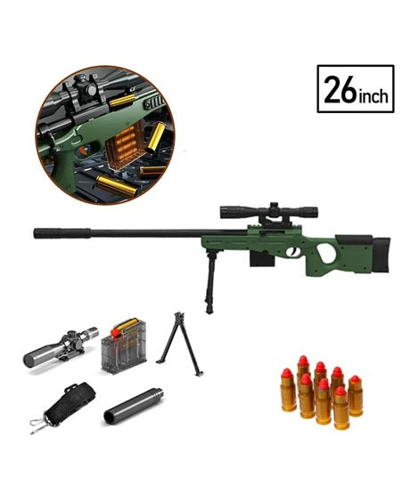 Awm Toy Shell Planet X AWM Shell Ejection Soft Darts Toy Gun (PX-11976) Price in ...