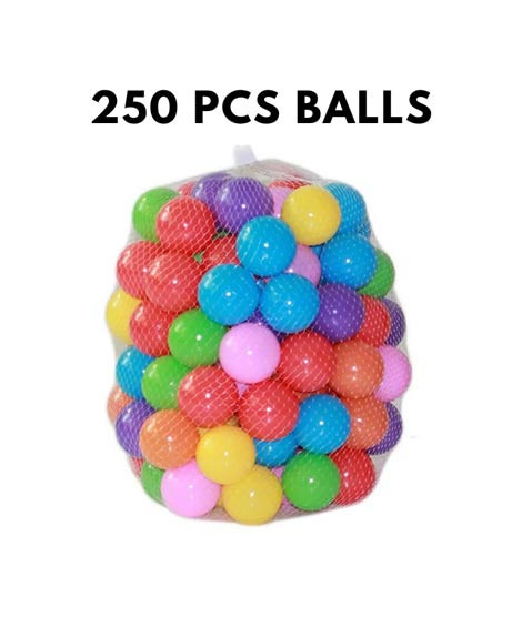 iShopping - Planet X 250 Pcs Soft Multicolor Tent House Balls For Kids (PX-12102)