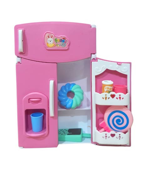 iShopping - Planet X Mini Fridge Refrigerator Toy Set For Kids Purple (PX-12071)