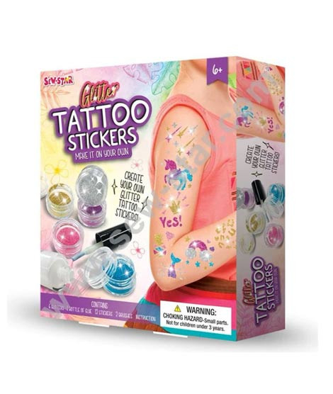 iShopping - Planet X Glitter Tattoo Stickers Make it On Our Own Toys For kids (PX-12034)