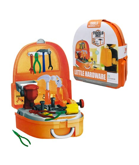 iShopping - Planet X Little Hardware Tools Backpack For Kids 22 Pcs Set (PX-11909)