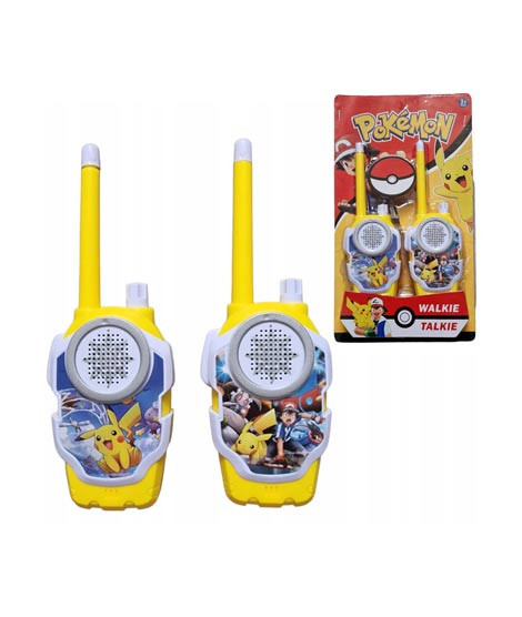 iShopping - Planet X Pokemon Walkie Talkie Pair Set For Kids Yellow (PX-11999)