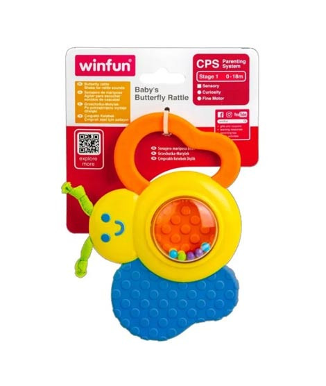 iShopping - WinFun Butterfly Rattle Toy For Kids (PX-11868)