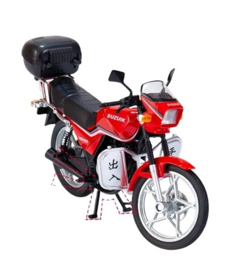 iShopping - Planet X Suzuki Classic Bike Die Cast Red (PX-12235)