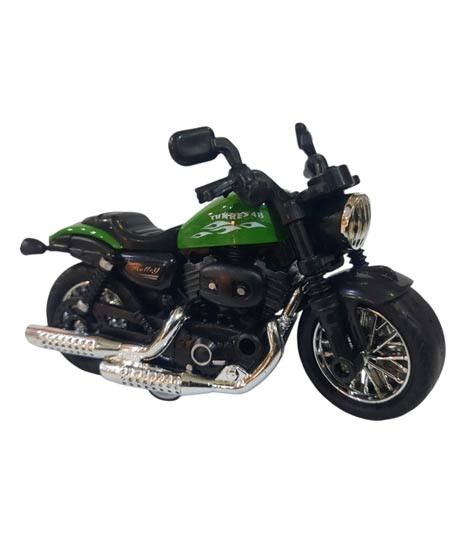 iShopping - Planet X Harley Davidson Die Cast Bike - Green (PX-12269)
