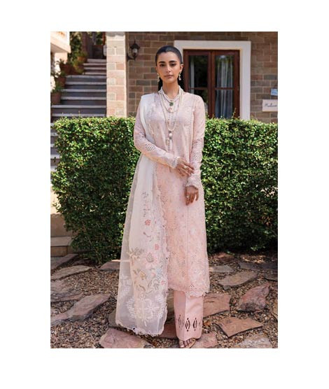 iShopping - Qalamkar Qline Embroidered Lawn Unstitched 3 Pieces (QM-12-MISO)