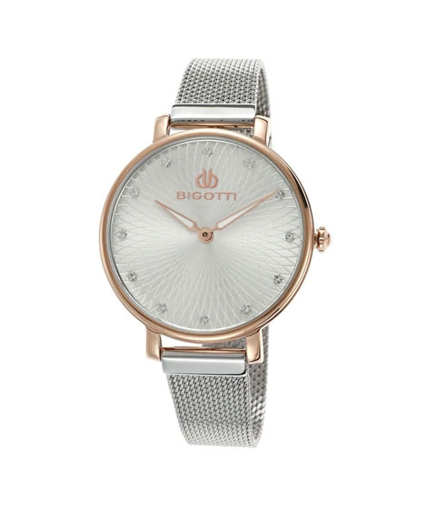 iShopping - Bigotti Stainless Steel Women's Watch Silver (BG.1.10023-4)