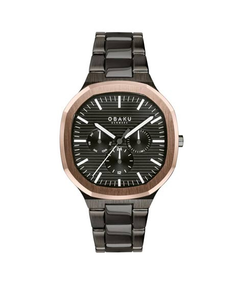 iShopping - Obaku ILD Multifunction Watch For Men Black (V275GMMBSB)