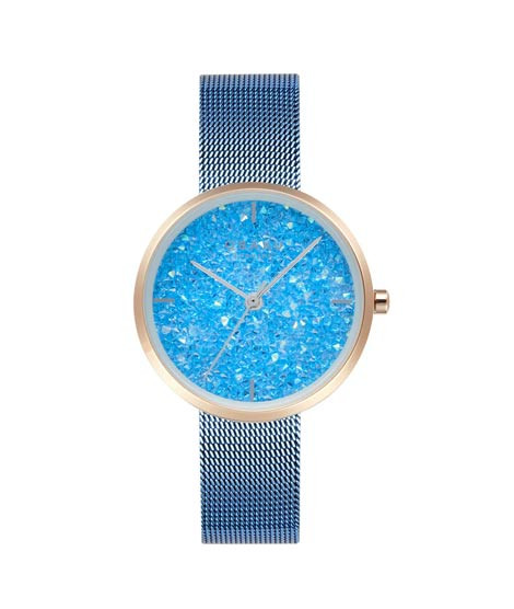 iShopping - Obaku Glimmer Quartz Watch For Women Blue (V289LHVMMA)