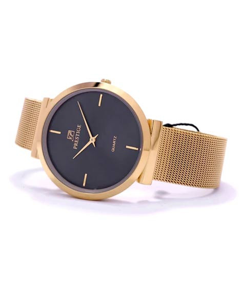 iShopping - Prestige Quartz Watch For Men Gold (P3429M-39)