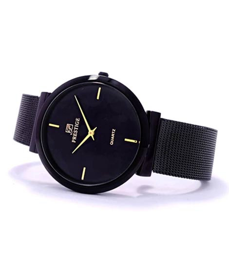 iShopping - Prestige Quartz Watch For Men Black (P3429M-21)