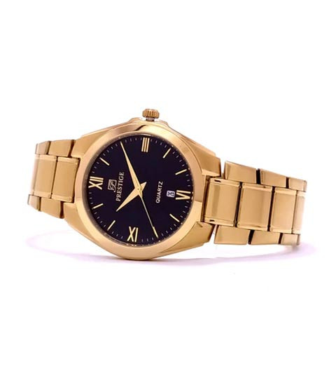 iShopping - Prestige Quartz Watch For Men Gold (P3615M-14)