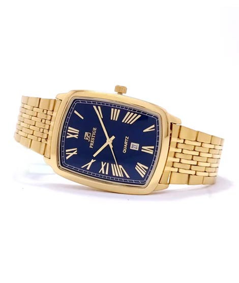 iShopping - Prestige Quartz Watch For Men Golden (P3657M-15)