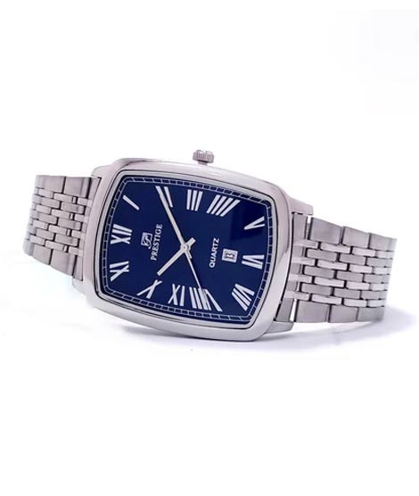 iShopping - Prestige Quartz Watch For Men Silver (P3657M-03)