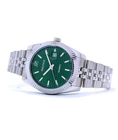 iShopping - Prestige Quartz Watch For Men Silver (P3660M-38)