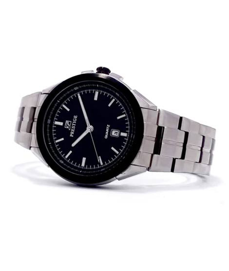 iShopping - Prestige Quartz Watch For Men Silver (P3667M-20)