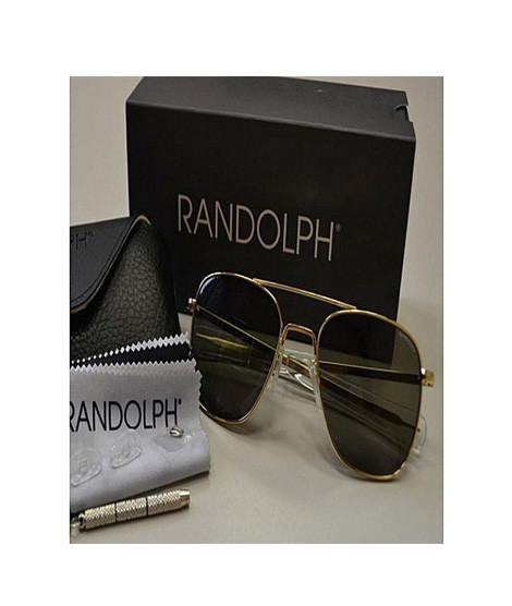 iShopping - Randolph Engineering Style Mirror Men's Sunglasses Black