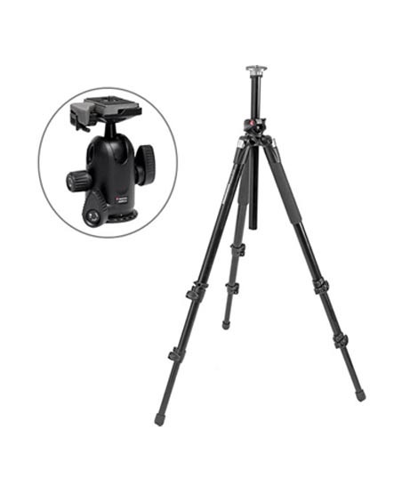 iShopping - Manfrotto Pro 3 Section Tripod With 498RC2 Ball Head Black (055XPROB)