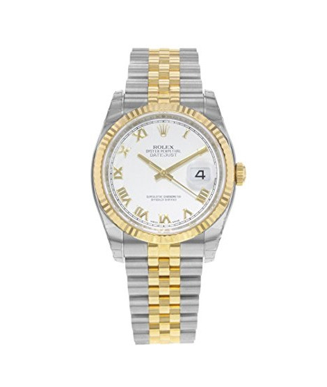 iShopping - Rolex Datejust 36 Men's Watch Yellow Gold (116233-WHTRJ)