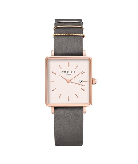 iShopping - Rosefield The Boxy Women's Watch Grey (QWGR-Q12)