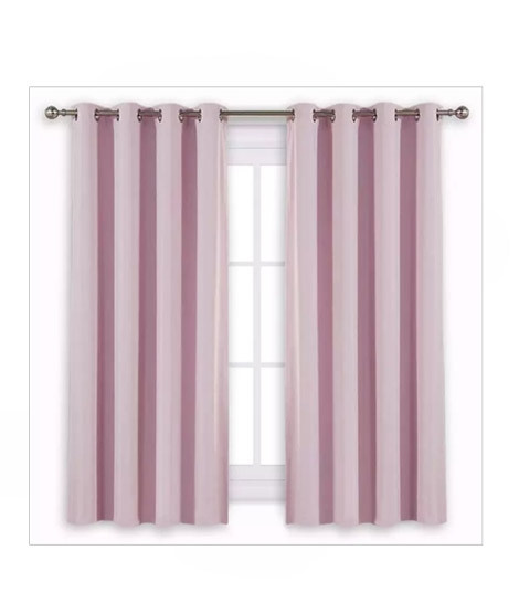 iShopping - Sajid Zaib Velvet Jacquard Curtains 2 Pcs Pink