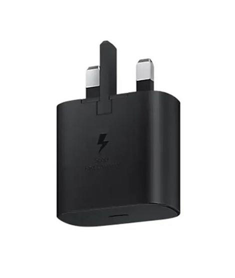 iShopping - Samsung 25W 3 Pin Fast Charging Adapter Black