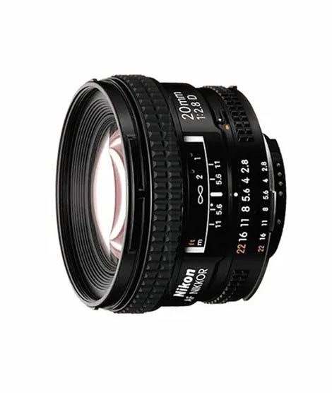iShopping - Nikon AF 20mm f/2.8D Lens Black (JAA127DA)