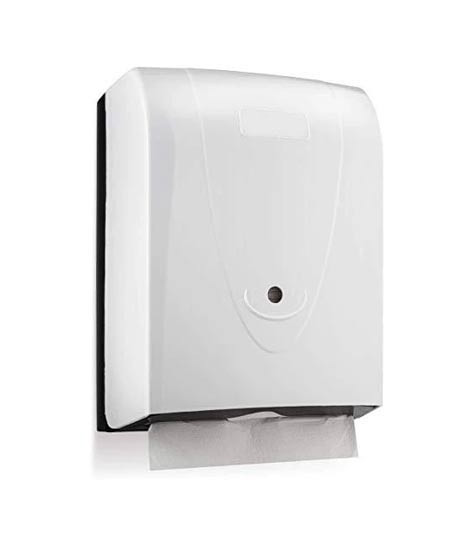iShopping - Papa Street Wall Mount Paper Towels Dispenser White - 500 Sheets