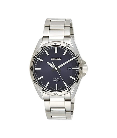 iShopping - Seiko Solar Stainless Steel Men's Watch Silver (SNE483P1)