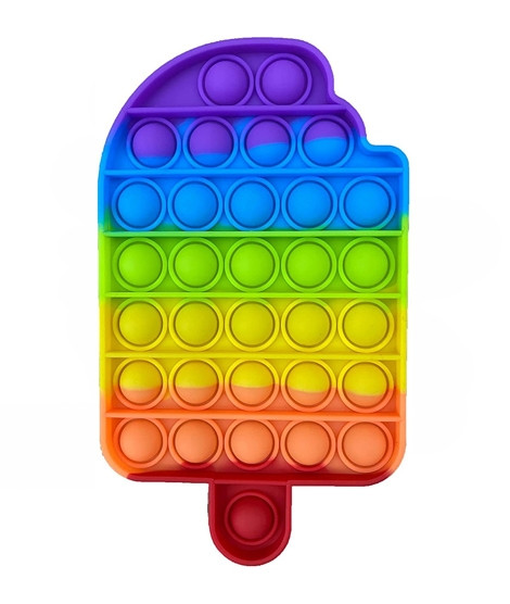 iShopping - Singaar Collection Fidget Rainbow Ice Cream Pop Bubble Toy
