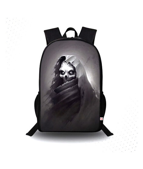 iShopping - Traverse Skull Digital Print Backpack (T301TWH)