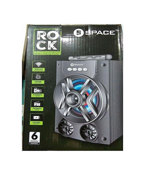 iShopping - Space Rock Portable Speaker Black (RK-845)