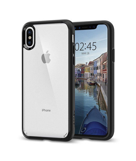 iShopping - Spigen Ultra Hybrid Matte Black Case For iPhone X/XS