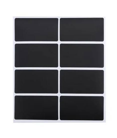 iShopping - Afreeto Black Pantry Label Stickers 25Pcs