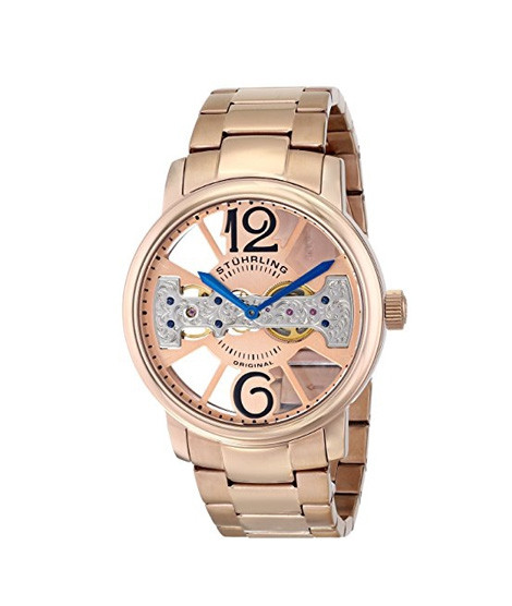 iShopping - Stuhrling Original Winchester County Elite Men's Watch Rose Gold (785B.03)
