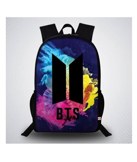 iShopping - Traverse BTS Printed School Bag For Unisex (T344TWH)