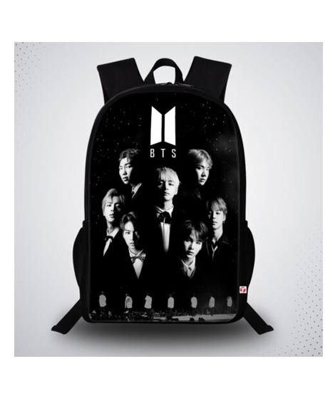 iShopping - Traverse BTS Printed School Bag For Unisex (T348TWH)