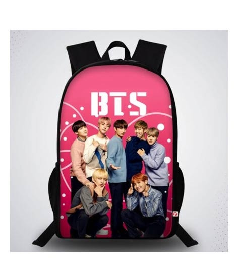 iShopping - Traverse BTS Printed School Bag For Unisex (T387TWH)