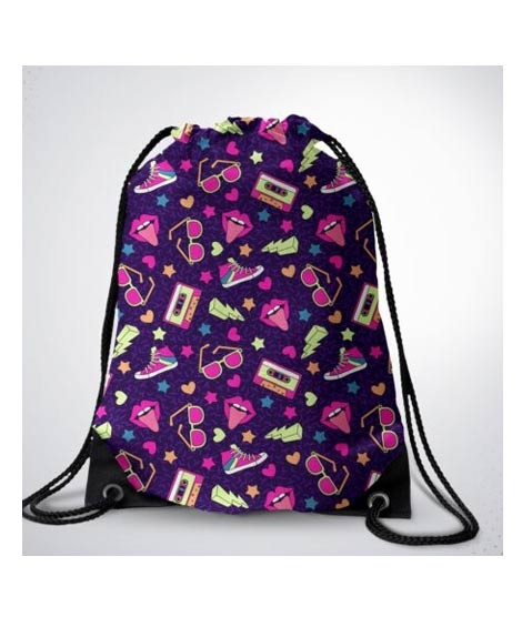 iShopping - Traverse Graffiti Digital Printed Drawstring Bag (T518DRSTR)
