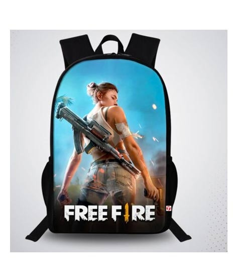 iShopping - Traverse Free Fire Digital Printed Backpack (T614TWH)