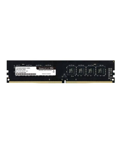 iShopping - TeamGroup Elite 8GB DDR4 Desktop Memory RAM (TED48G2666C19BK)