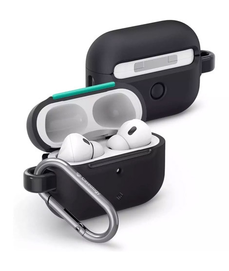 iShopping - Caseology NanoPop Liquid Silicone Case For Airpods Pro 2022 Prune Charcoal (ACS05427)