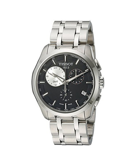 iShopping - Tissot Couturier Gmt Men's Watch Silver (T0354391105100)