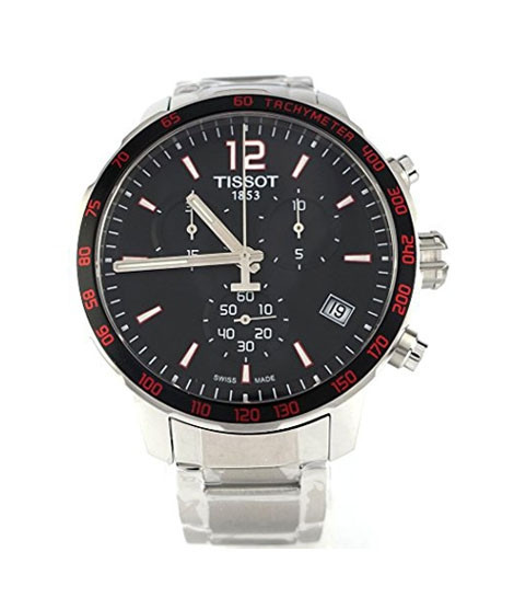 iShopping - Tissot Quickster Chronograph Men's Watch Silver (T0954171105700)